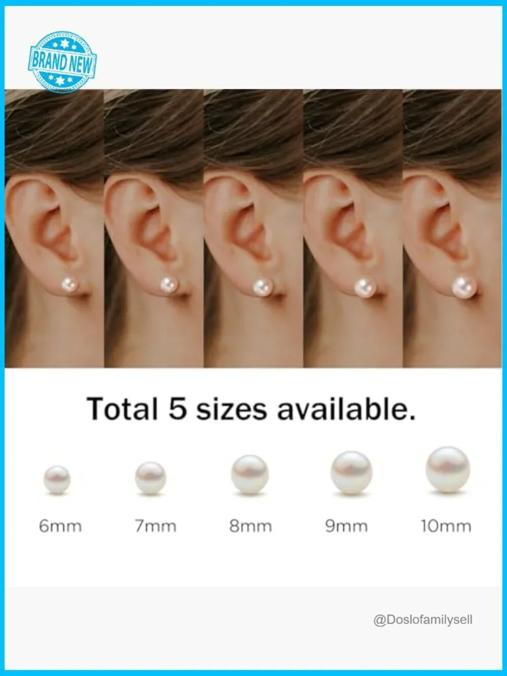 Round Stud Pearl Earrings Timeless Elegant Minimal Classic Gift